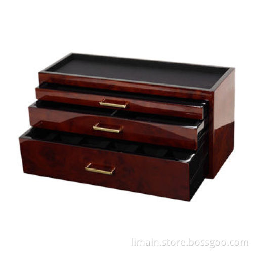 Wooden Jewelry Box, OEM Orders Welcomed, Measures 15.5 x 6.25 x 8-inch